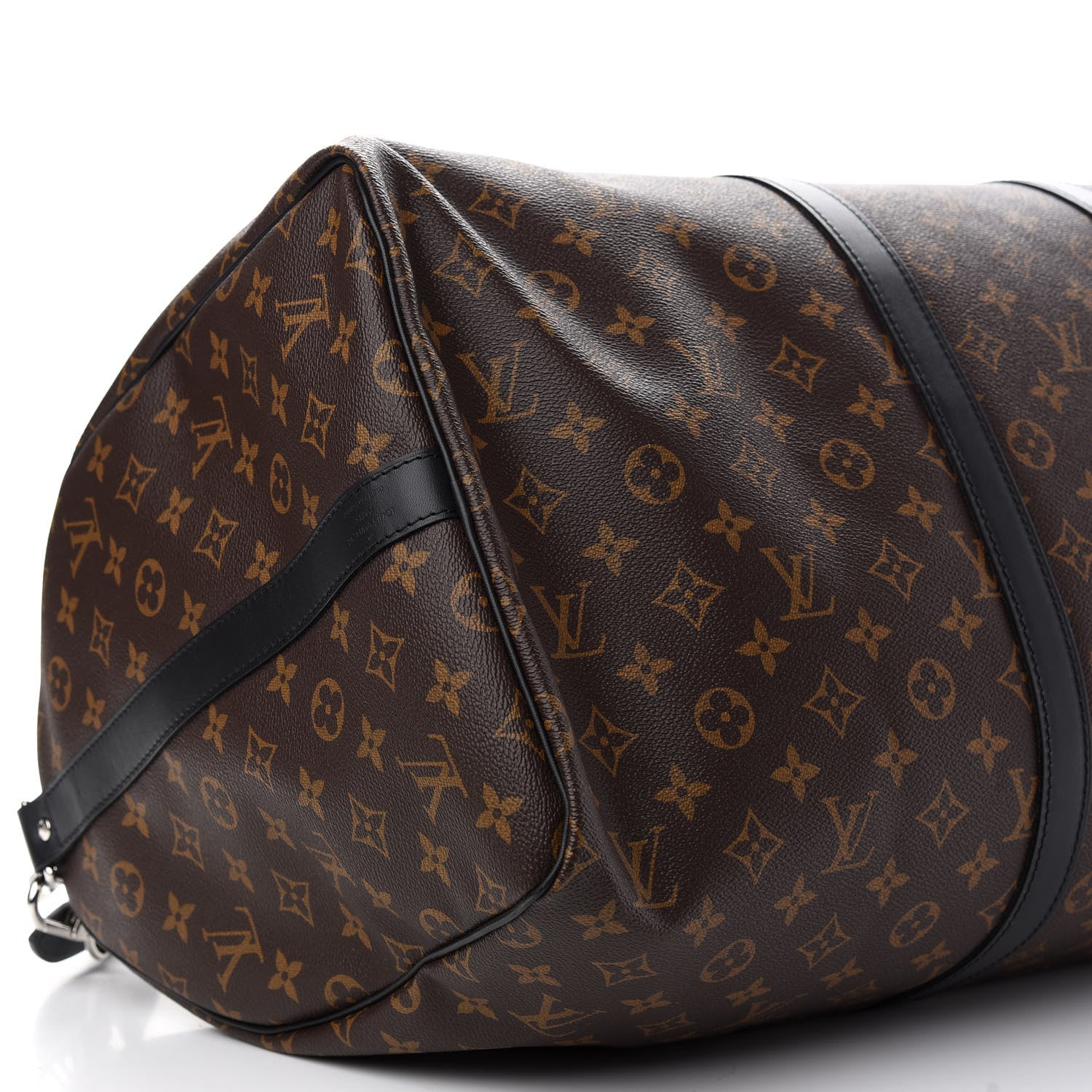 Louis Vuitton Monogram Macassar Keepall Bandouliere 55 8 of 9