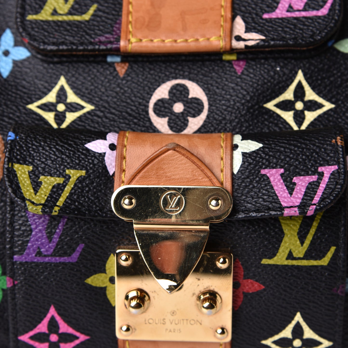 Monogram Multicolor Keepall 45 Black
