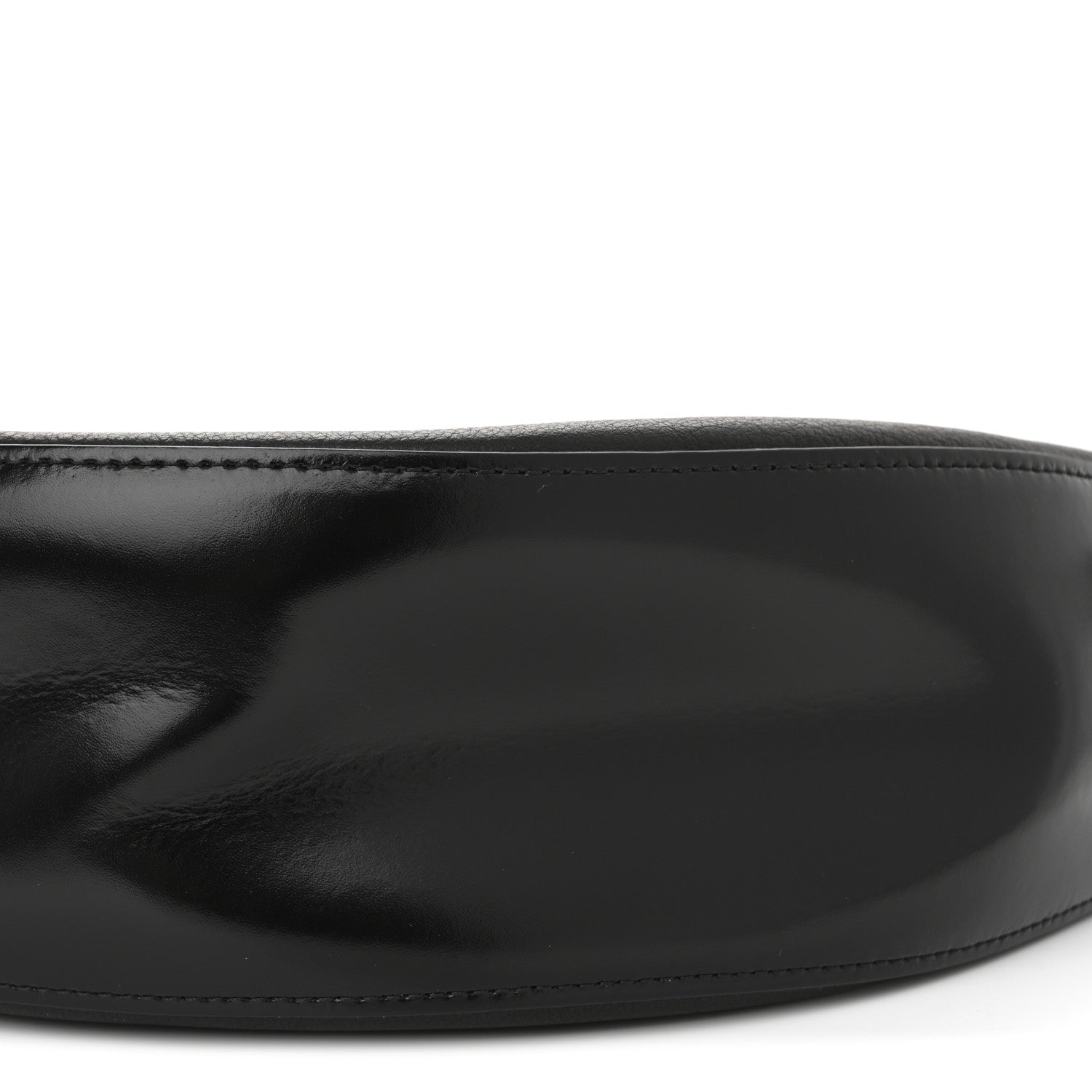 Mansur Gavriel Tumbled Calfskin Lilium Bag Black 9 of 9