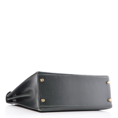Hermes Box Kelly Sellier 32 Vert Fonce 4 of 15
