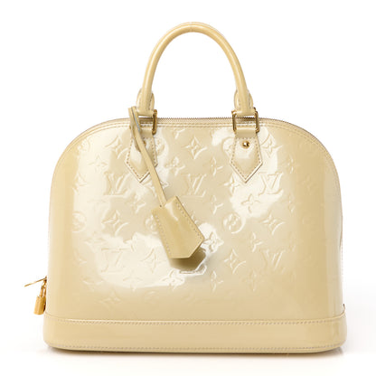 Louis Vuitton Vernis Alma PM Blanc Corail 1 of 13