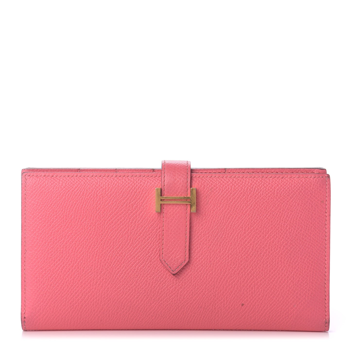 Epsom Bearn Gusset Wallet Rose Lipstick