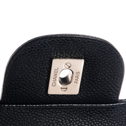 Chanel Caviar Quilted Jumbo Double Flap Black 6 of 9