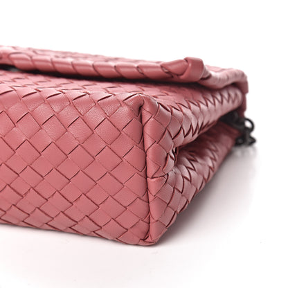 Bottega Veneta Nappa Intrecciato Small Olimpia Shoulder Bag Rose Pink 9 of 10