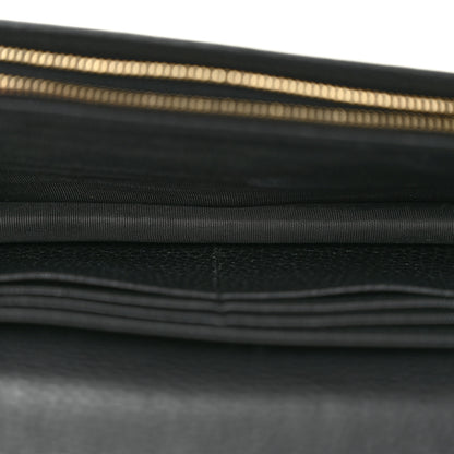 Gucci Pebbled Calfskin Soho Wallet On Chain Black 5 of 11