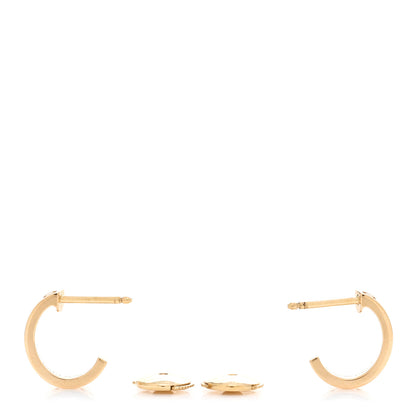 Cartier 18K Yellow Gold Small LOVE Hoop Earrings 3 of 5
