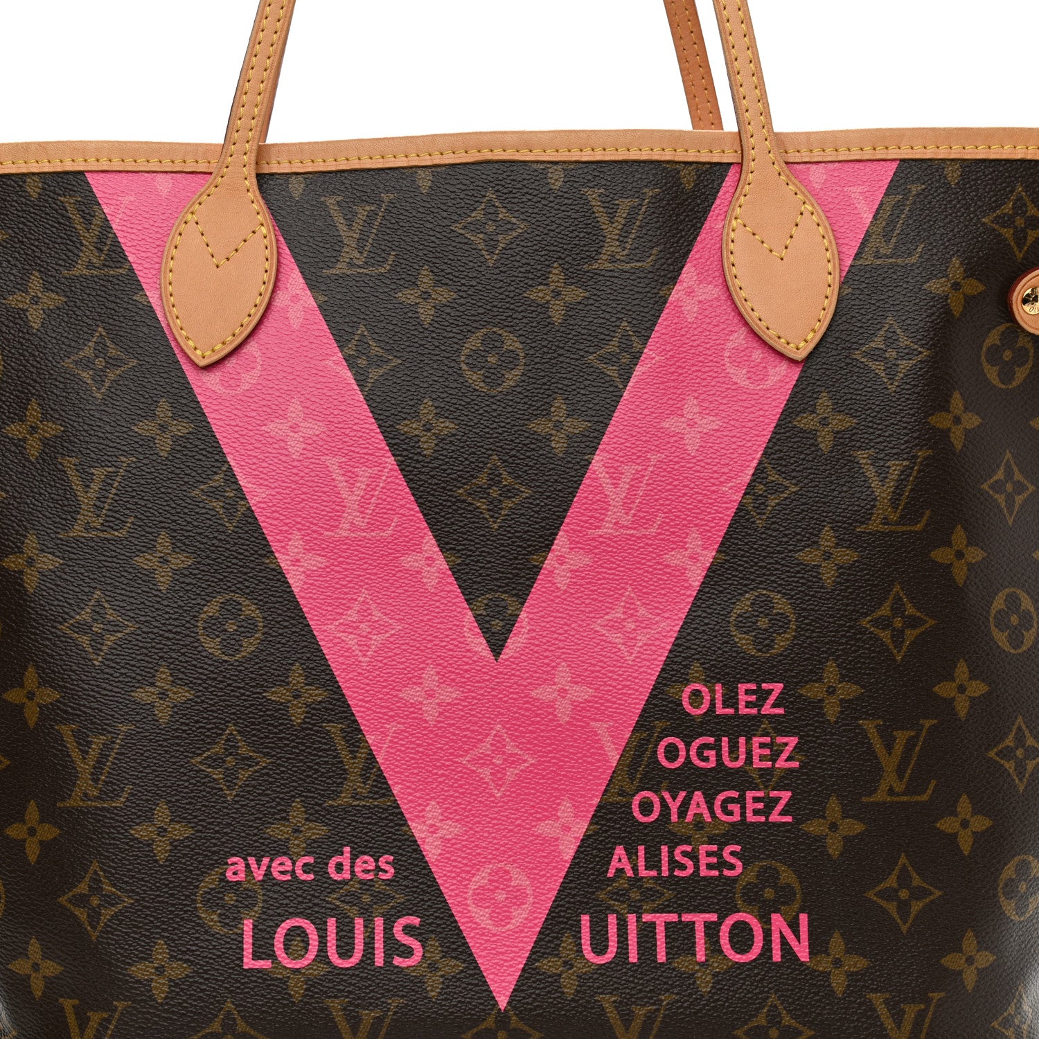 Louis Vuitton Monogram V Neverfull MM Grenade 9 of 12