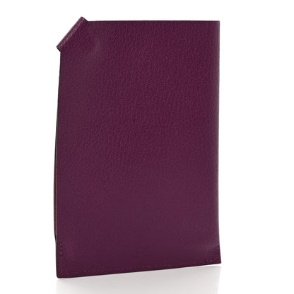 Hermes Chamkila Tarmac PM Passport Holder Anemone 3 of 7