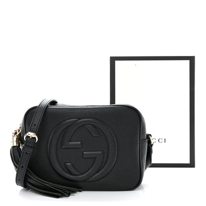 Gucci Pebbled Calfskin Small Soho Disco Bag Black 16 of 16
