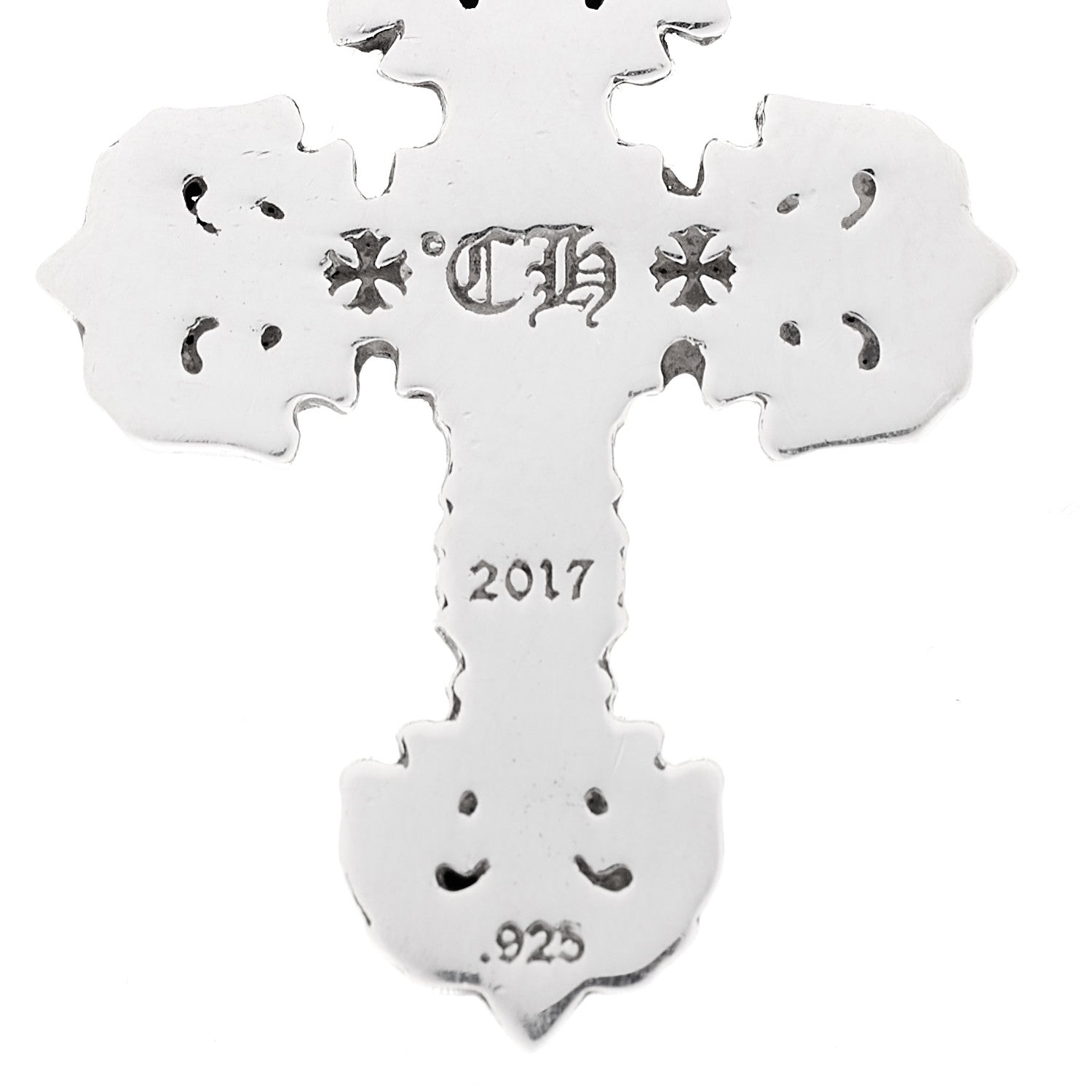 Chrome Hearts Sterling Silver Filigree Cross Pendant 4 of 4