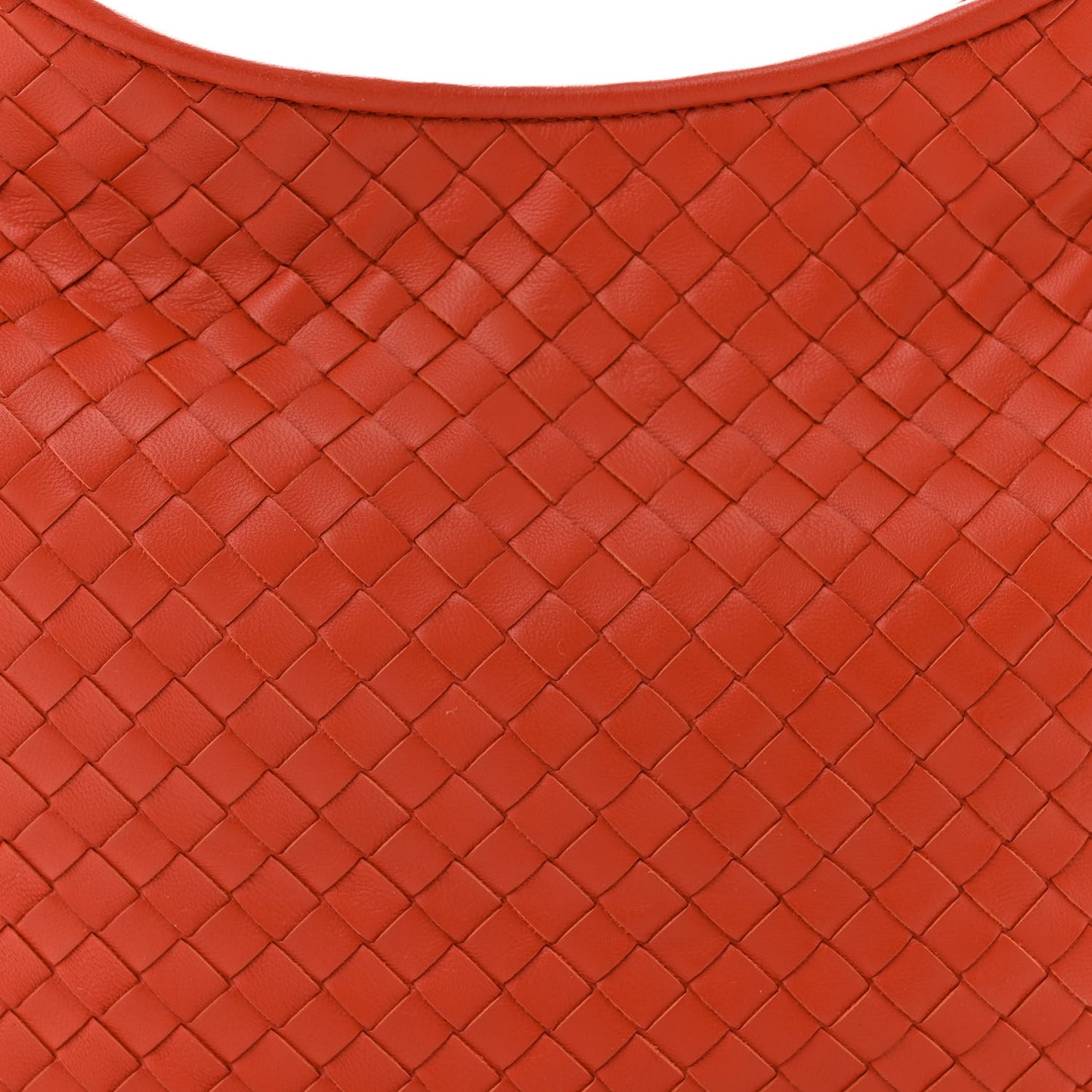Nappa Intrecciato Small Hobo Terracota
