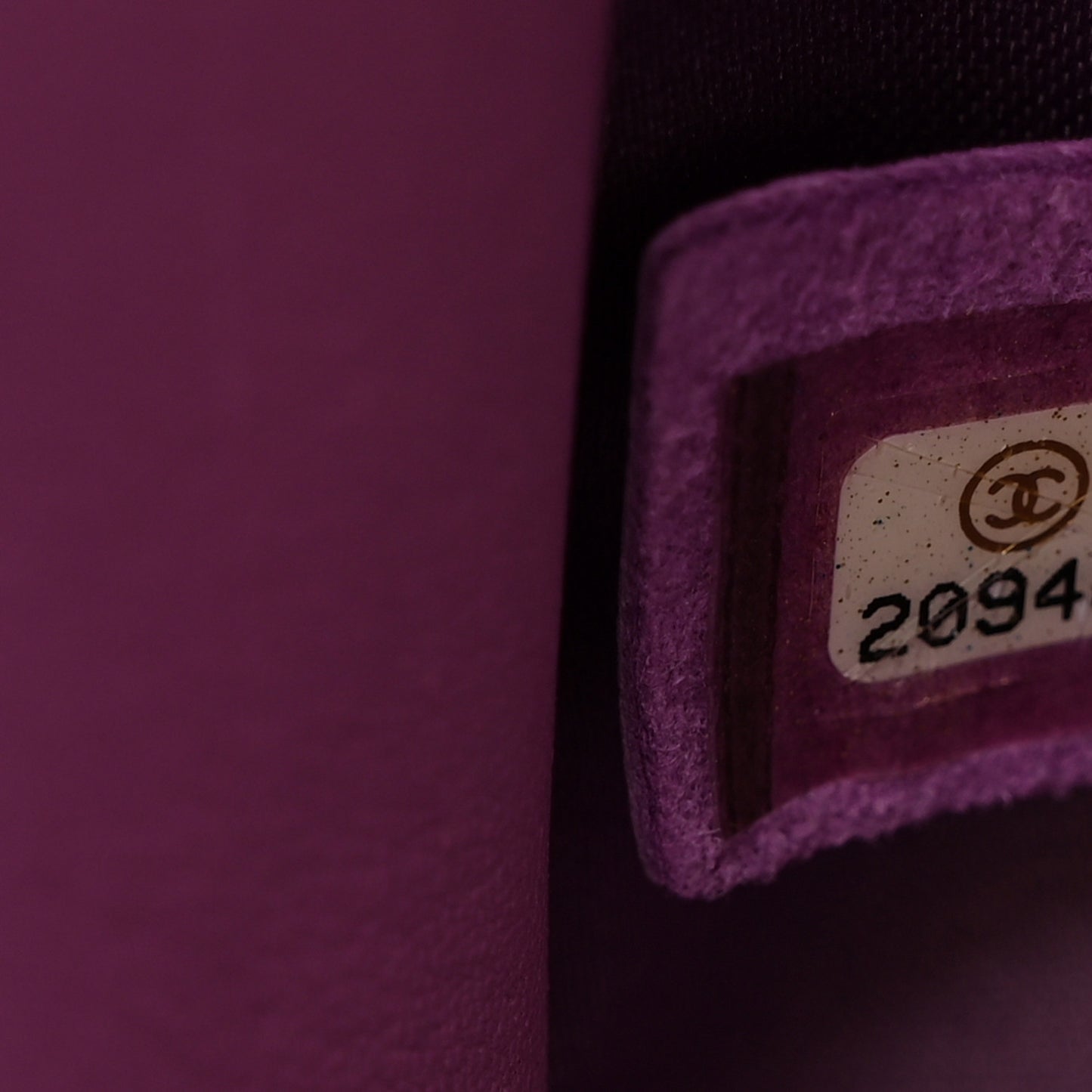 Patent Quilted Small Pocket Box Camera Case Purple