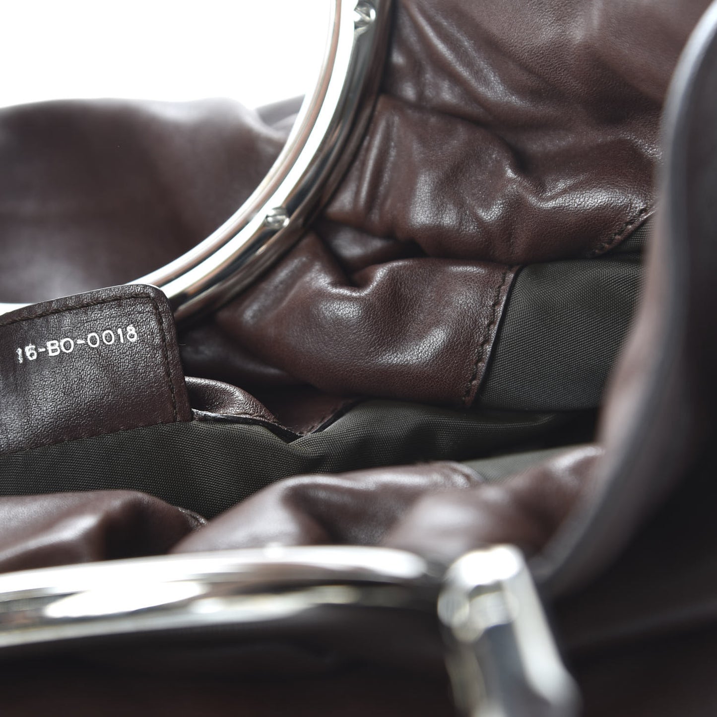 Smooth Calfskin Soft Babe Shopping Tote Brown