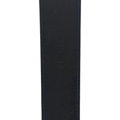 Louis Vuitton Ostrich 40MM Belt 100 40 Navy 5 of 6