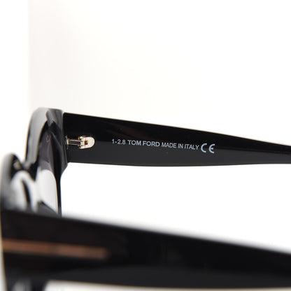 Tom Ford Slater Cat Eye Sunglasses TF658 Black 5 of 8