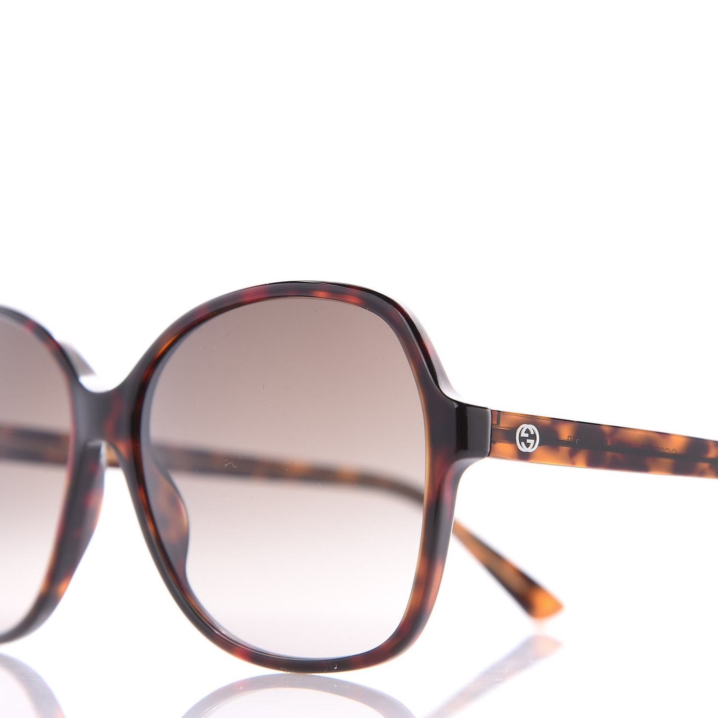 Acetate Oversize Round Frame Sunglasses GG0509S Tortoise