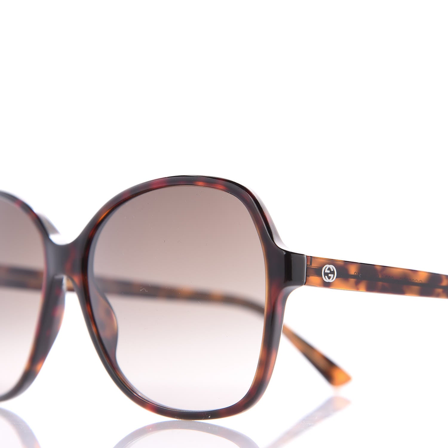 Gucci Acetate Oversize Round Frame Sunglasses GG0509S Tortoise 7 of 8
