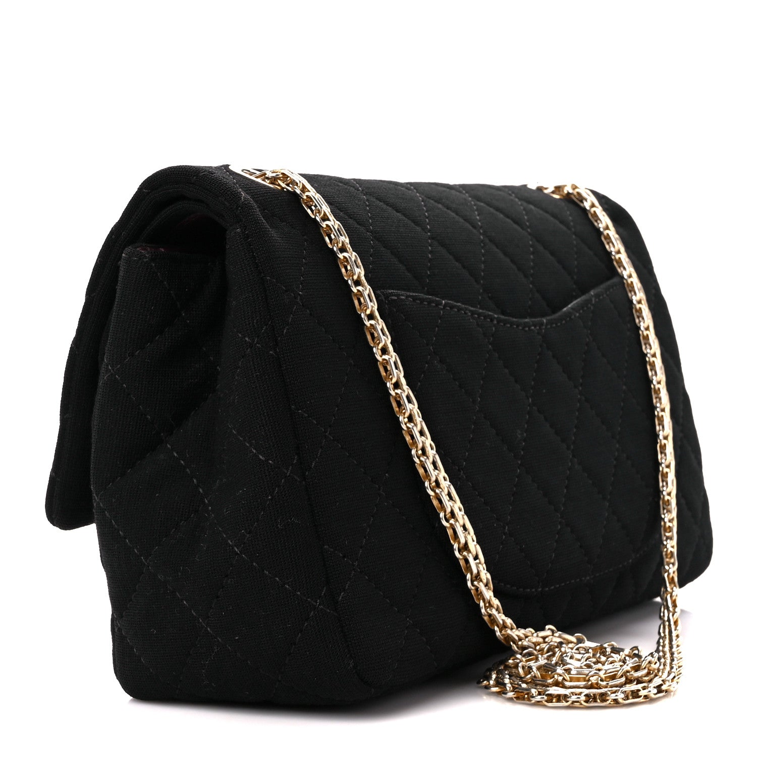 Chanel Jersey Quilted 2.55 Reissue 226 Flap Black 3 of 12