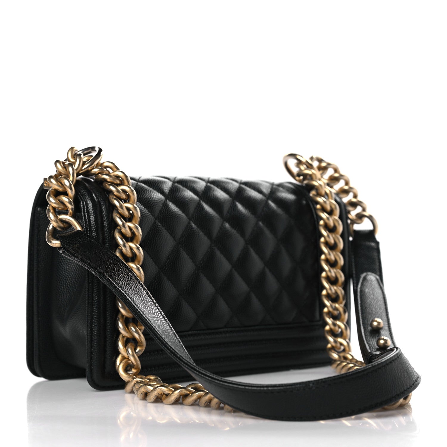 Chanel Caviar Quilted Small Boy Flap Black 3 of 9