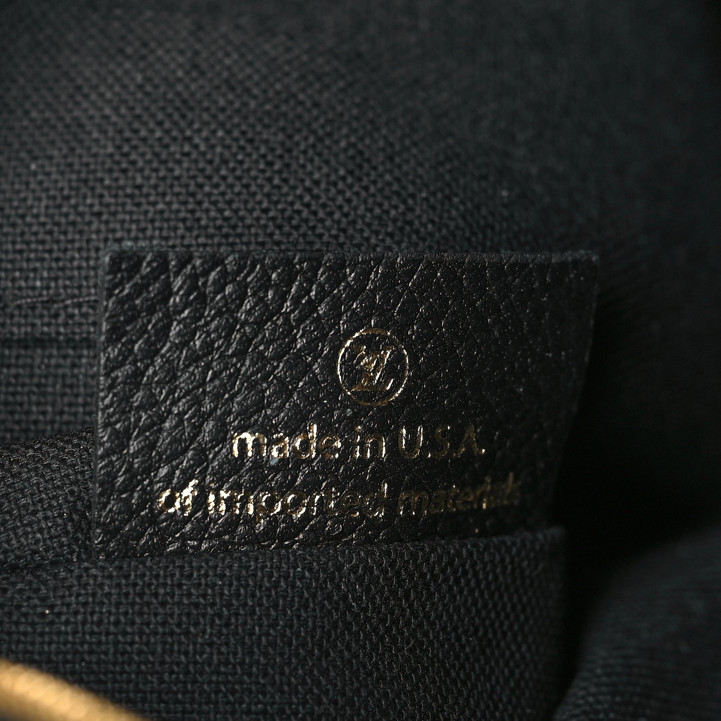 Monogram Pallas Clutch Black