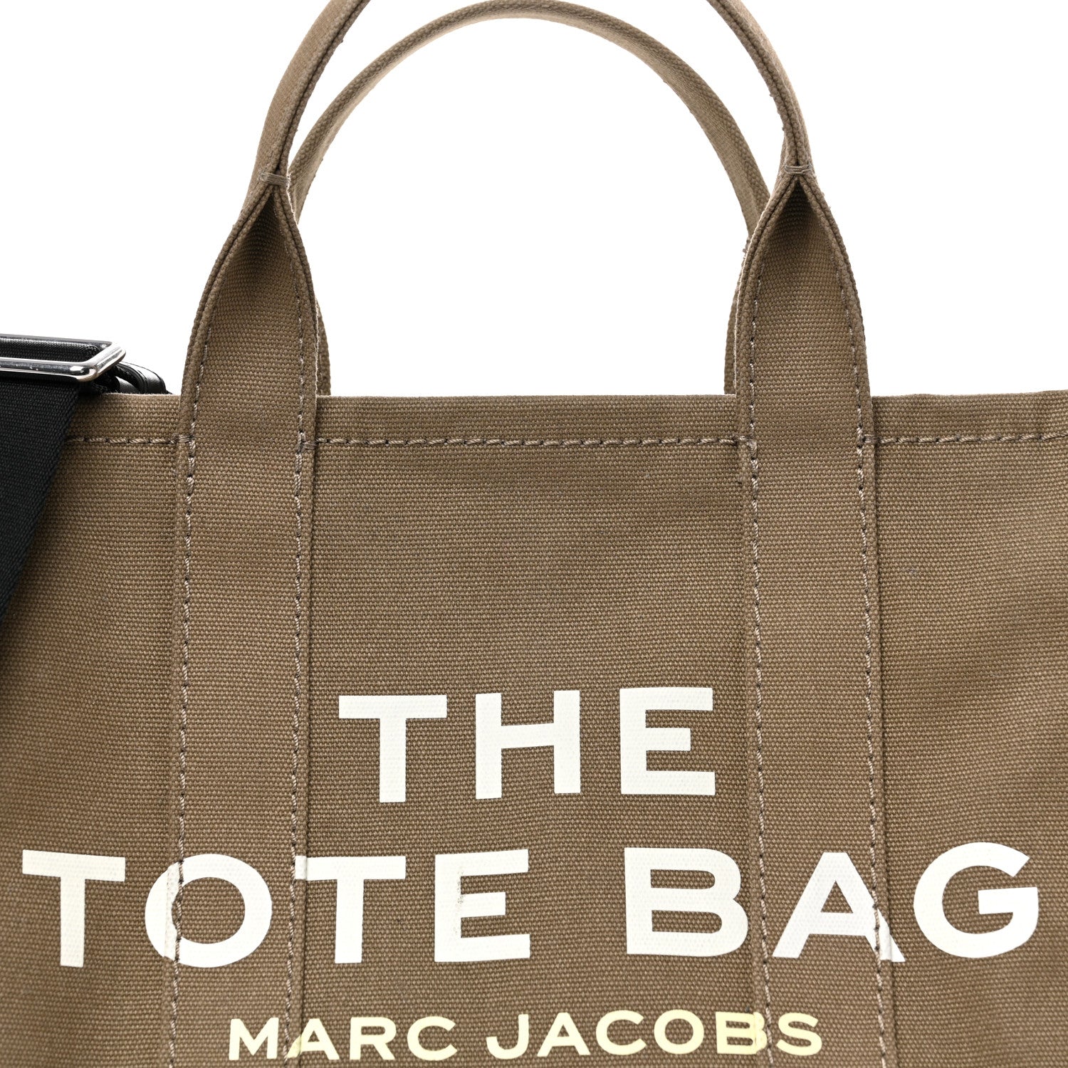 Marc Jacobs Cotton Canvas Medium The Traveler Tote Bag Slate Green 9 of 14