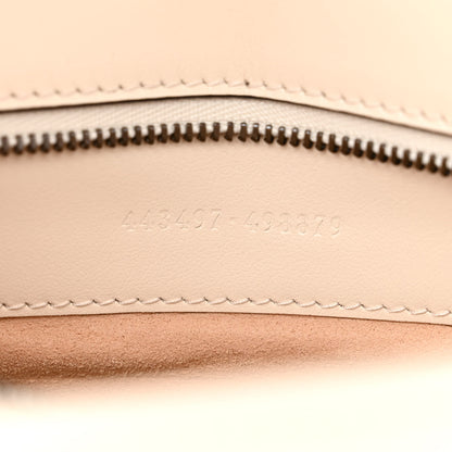 Gucci Calfskin Matelasse Small GG Marmont Shoulder Bag White 7 of 11