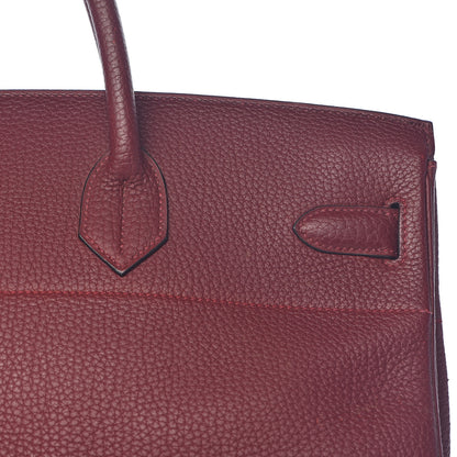 Hermes Fjord HAC Birkin 45 Rouge H 23 of 43