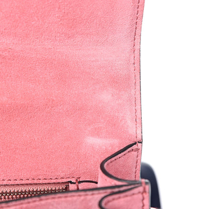 Miu Miu Goatskin Madras Miu Logo Shoulder Bag Inchiostro Bruyere 8 of 11