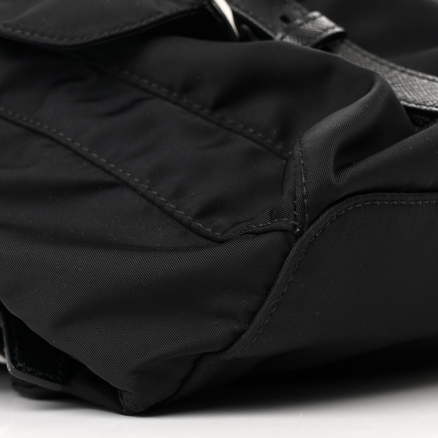 Prada Re-Nylon Saffiano Medium Backpack Black 11 of 13