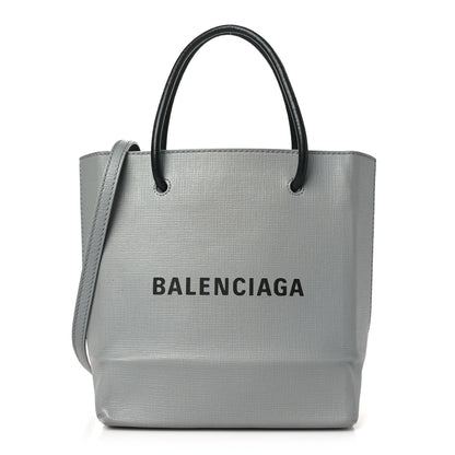 Balenciaga Calfskin Logo XXS Shopping Tote Gris Fossile 1 of 11