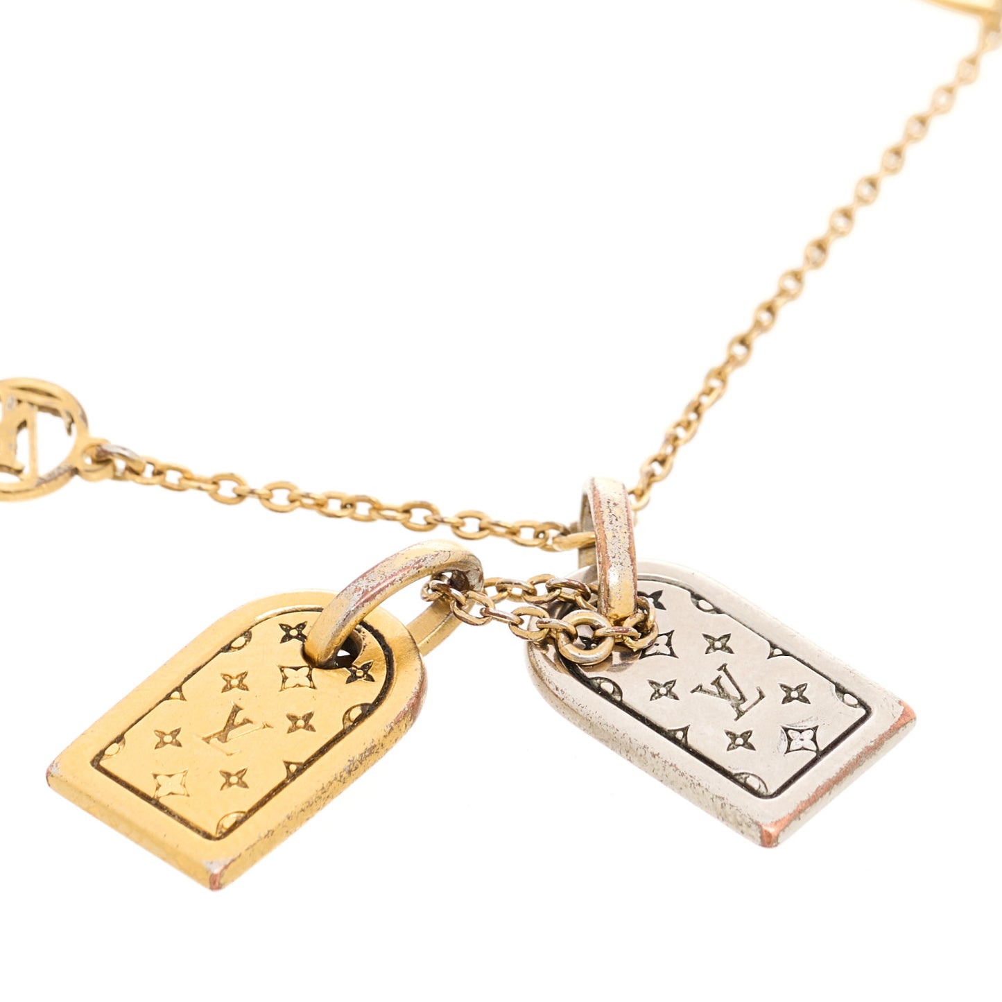 Brass Nanogram Bracelet Silver Gold