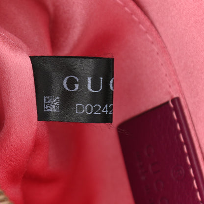 Gucci Velvet Matelasse GG Marmont Belt Bag 75 30 Fuchsia Violet Cyclamen 16 of 27