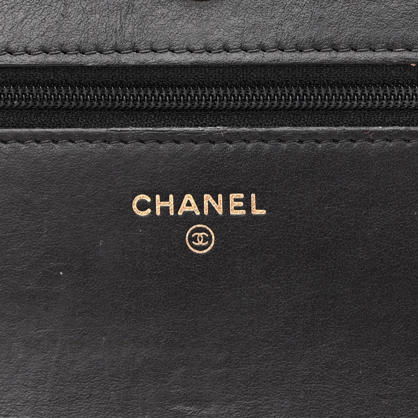 Caviar Quilted Boy Wallet On Chain WOC Black