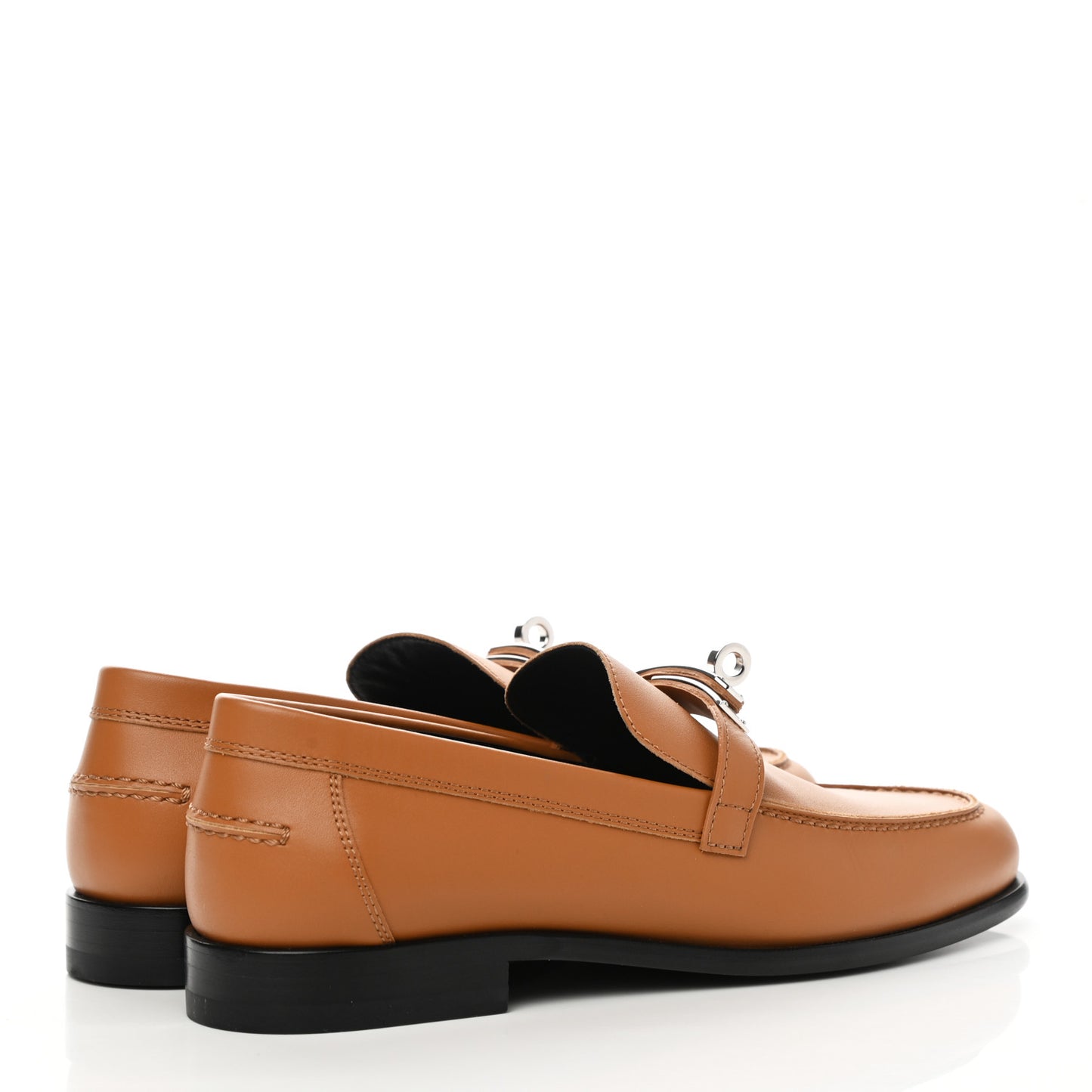 Calfskin Womens Destin Loafer 36 Naturel