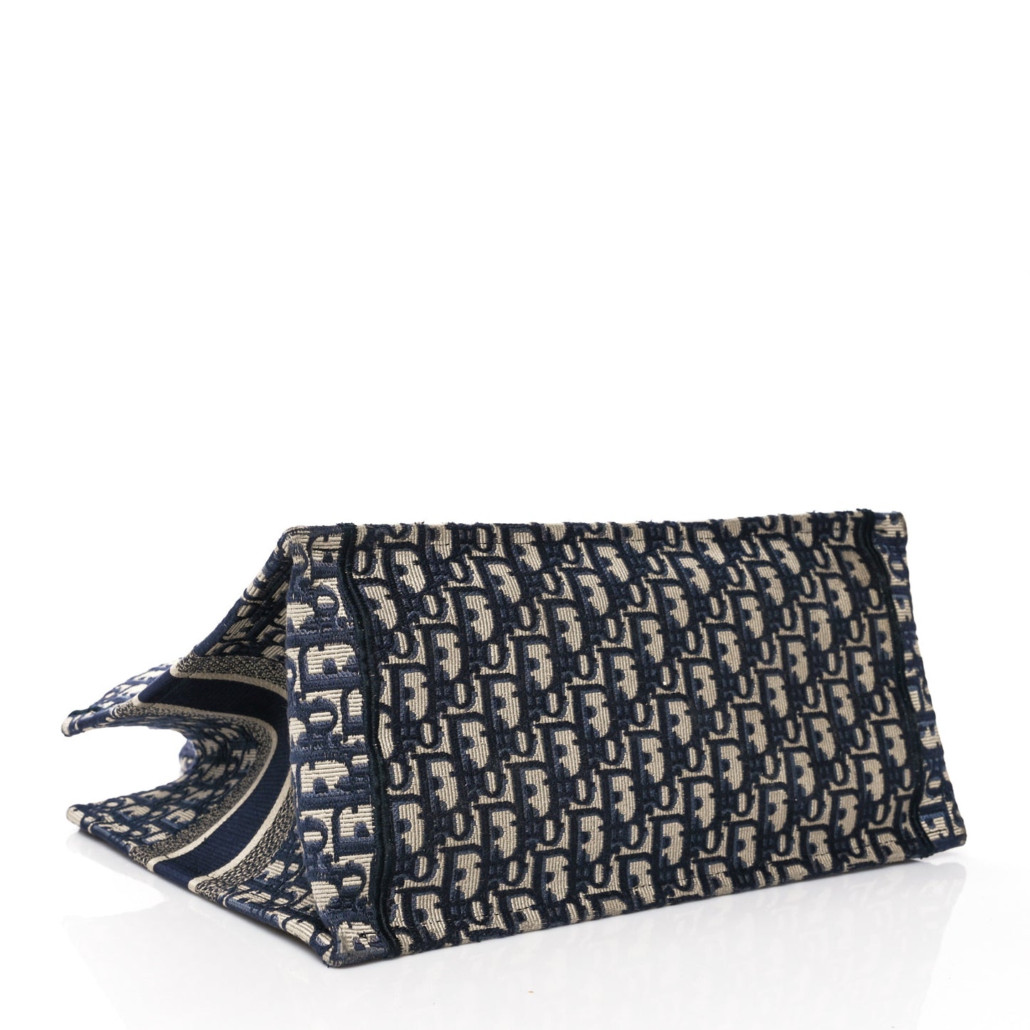 Oblique Medium Book Tote Blue Multicolor