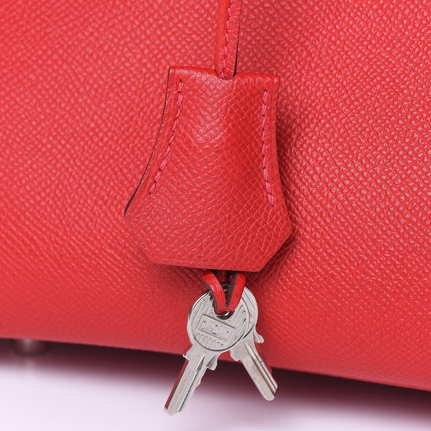 Epsom Birkin 30 Rouge Casaque