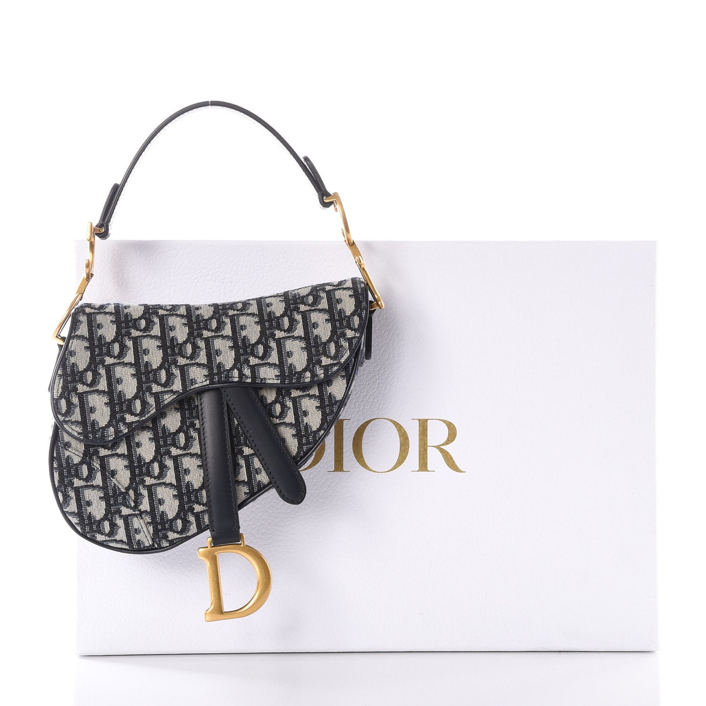Oblique Mini Saddle Bag Blue