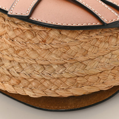 Loewe Calfskin Raffia Mini Gate Crossbody Bag Natural Tan 8 of 8