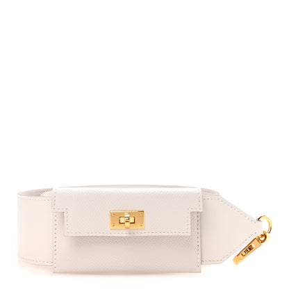 Hermes Swift Epsom Pocket Kelly Shoulder Strap Craie Mushroom 1 of 7
