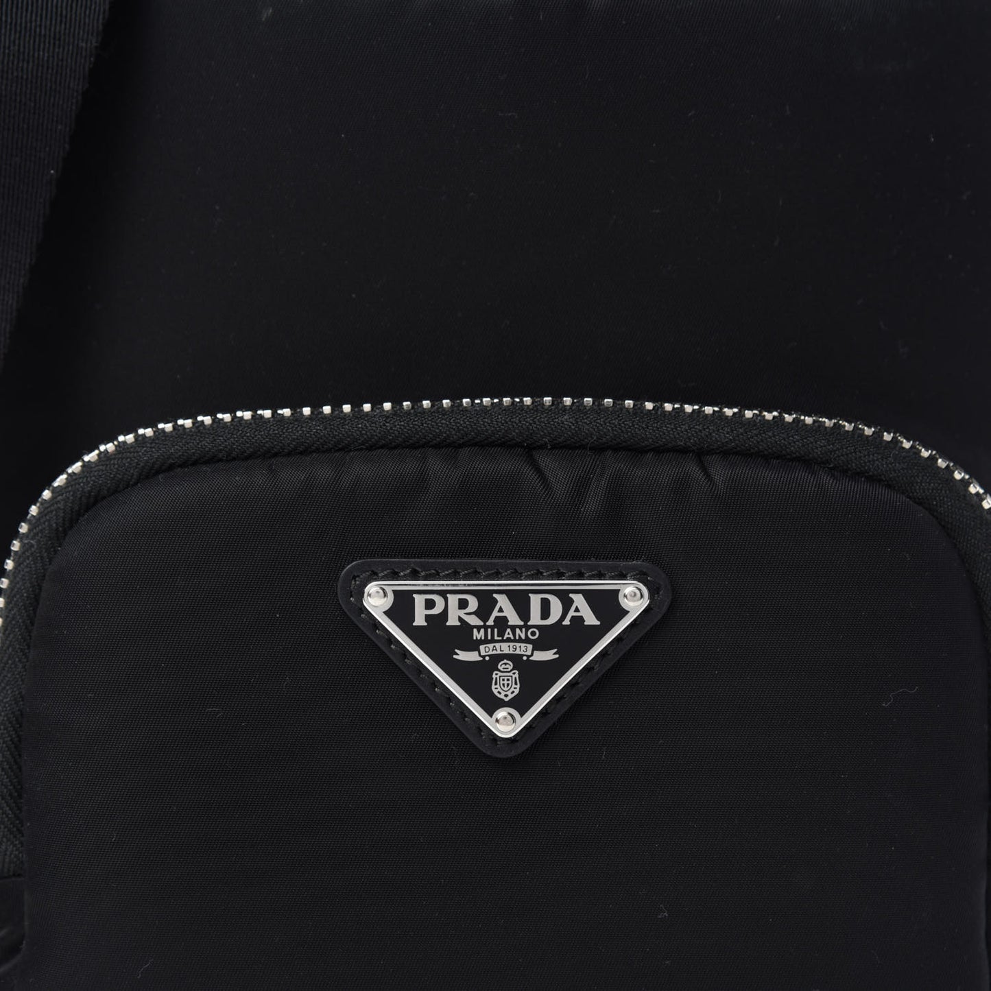 Tessuto Nylon Pocket Small Cargo Tote Black Fuoco