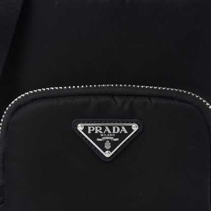Prada Tessuto Nylon Pocket Small Cargo Tote Black Fuoco 10 of 10