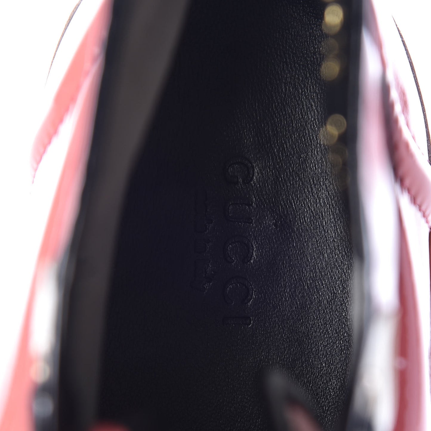 Patent Lambskin High Top Sneakers 37.5 Pink