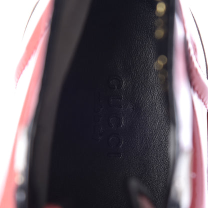 Gucci Patent Lambskin High Top Sneakers 37.5 Pink 5 of 7