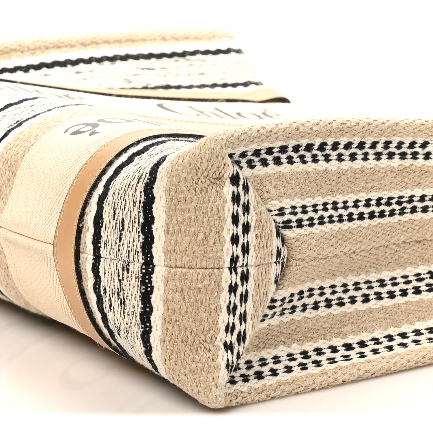 Chloe Knit Medium Woody Ribbon Tote Multicolor 10 of 10