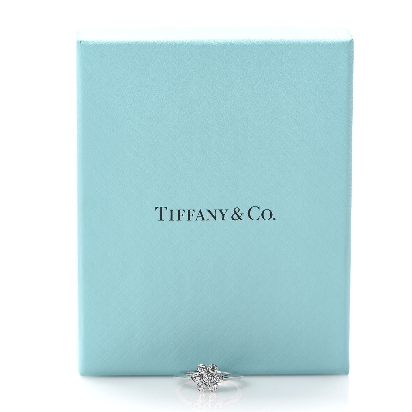 Platinum Diamond Enchant Flower Ring 49 5