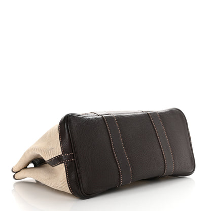 Hermes Buffle Skipper Toile Garden Party 30 TPM Marron Fonce 4 of 15