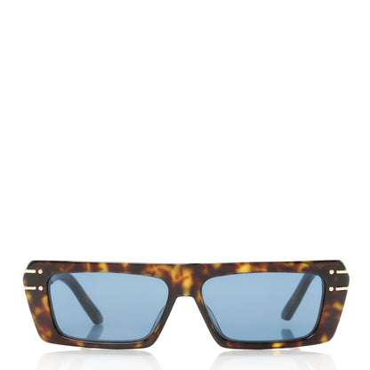 Christian Dior Diorsignature S2U Rectangular Sunglasses Tortoise 2 of 8