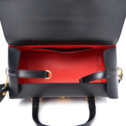 Versace Vitello 90's Vintage Logo Bag Black 5 of 15
