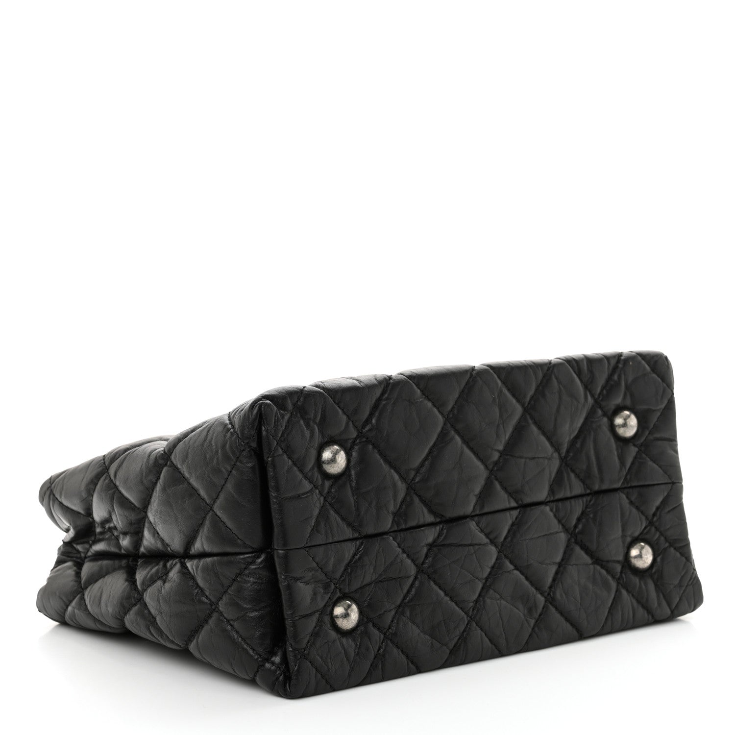 Chanel Aged Calfskin Quilted Reissue 2.55 Tote Black 4 of 10