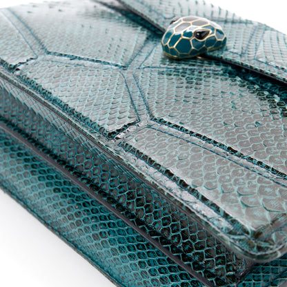 Bulgari Snakeskin Serpenti Forever Shoulder Bag Green 13 of 13